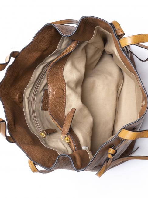 HERITAGE  Bolsa de hombro bronceado - Bolsos Mujer