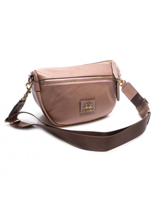HERITAGE  Bolso bandolera de piel rosa - Bolsos Mujer