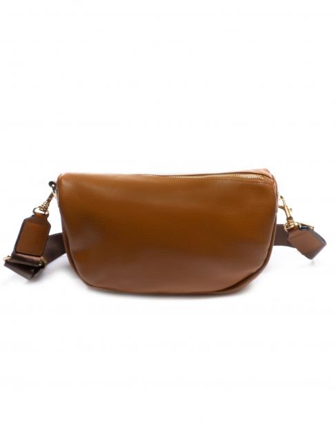 HERITAGE  Bolso bandolera de piel bronceado - Bolsos Mujer