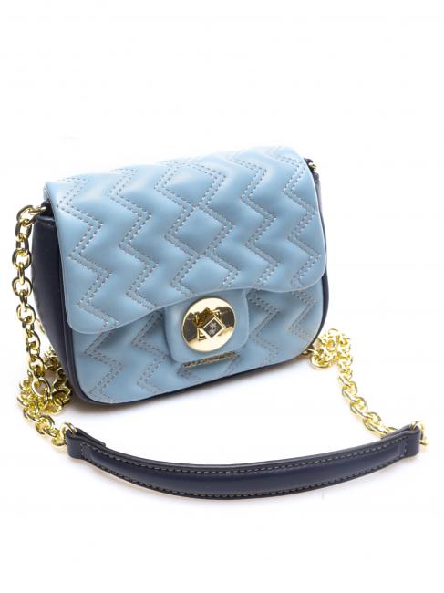 BRIANA Minibolso acolchado con bandolera azul claro - Bolsos Mujer