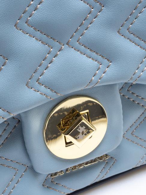 BRIANA Minibolso acolchado con bandolera azul claro - Bolsos Mujer