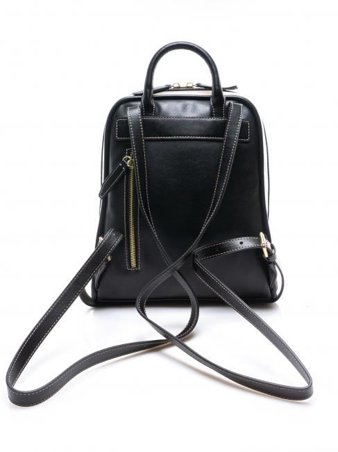 BETHEL Mochila de cuero negro - Bolsos Mujer