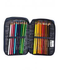 INVICTA Astuccio 3 zip Kit con todo para la escuela! cuadr&iacute;cula de sombras - Estuches y Accesorios - 3