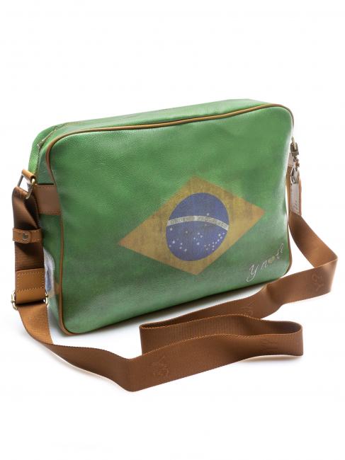 FLAG VINTAGE Bolso bandolera mediano BRASIL - Bolsos Mujer