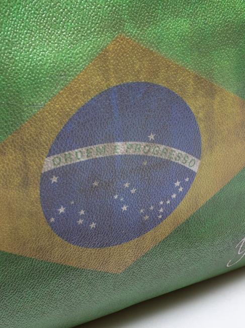FLAG VINTAGE Bolso bandolera mediano BRASIL - Bolsos Mujer