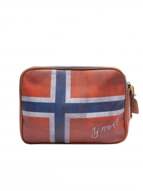 FLAG VINTAGE Bolso reporter de hombro con bolsillo Noruega - Bolsos Mujer