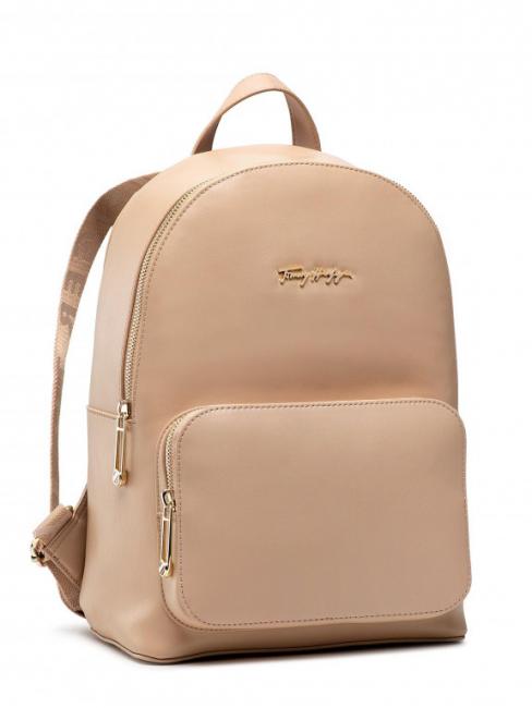 ICONIC TOMMY  Mochila beige - Bolsos Mujer