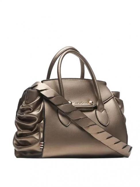 LIKO M Bolso con bandolera bronce - Bolsos Mujer
