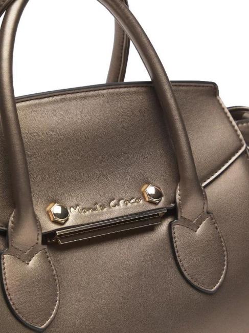LIKO M Bolso con bandolera bronce - Bolsos Mujer