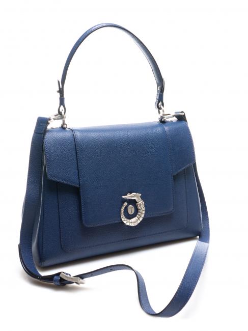 Borsa a cartelletta con tracolla  blu gran inv - Bolsos Mujer