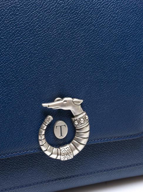 Borsa a cartelletta con tracolla  blu gran inv - Bolsos Mujer