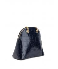 TOSCA BLU TIC-TAC Bolso bandolera MIni en piel con estampado de cocodrilo azul - Bolsos Mujer - 2