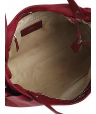TOSCA BLU SOTTOBOSCO Bolso bandolera en piel con bandolera rojo oscuro - Bolsos Mujer - 5