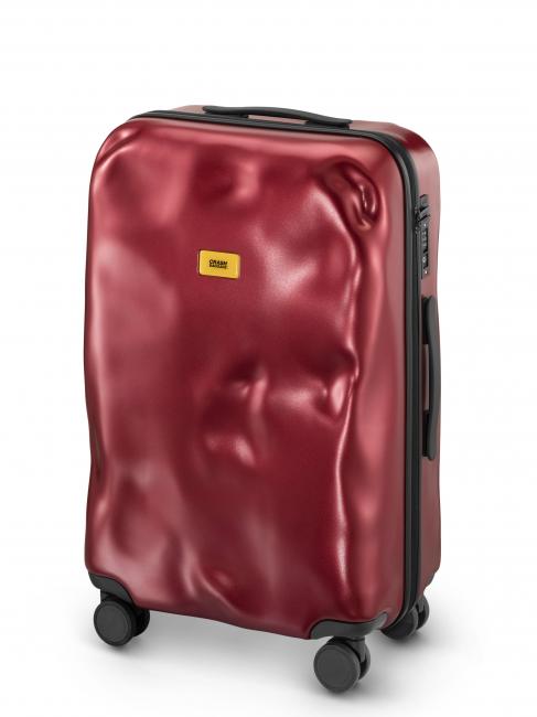 ICON carro de tama&ntilde;o mediano rojo met&aacute;lico - Trolley R&iacute;gidos