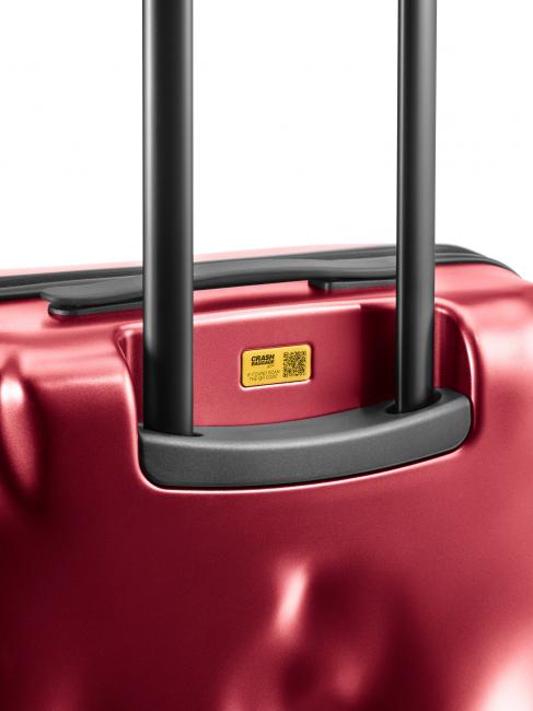 ICON carro de tama&ntilde;o mediano rojo met&aacute;lico - Trolley R&iacute;gidos
