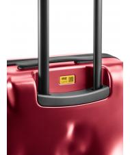 CRASH BAGGAGE ICON carro de tama&ntilde;o mediano rojo met&aacute;lico - Trolley R&iacute;gidos - 8