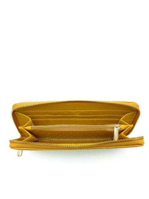 AGATA Cartera grande con cremallera amarillo - Carteras Mujer