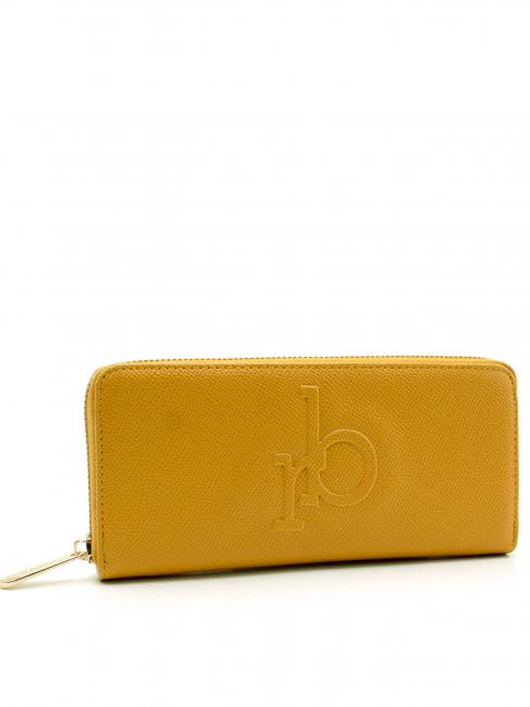 AGATA Cartera grande con cremallera amarillo - Carteras Mujer