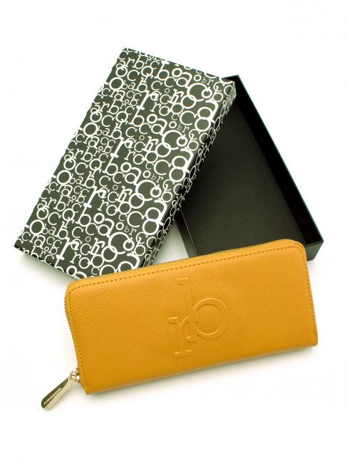 AGATA Cartera grande con cremallera amarillo - Carteras Mujer