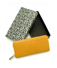 ROCCOBAROCCO AGATA Cartera grande con cremallera amarillo - Carteras Mujer - 5