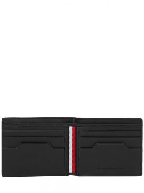 TH COMMUTER Billetera de cuero negro - Carteras Hombre