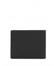 TOMMY HILFIGER TH COMMUTER Billetera de cuero negro - Carteras Hombre - 3