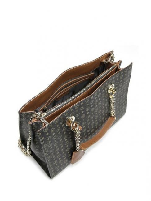 Heritage Classic Malet&iacute;n de mano, con bandolera negro marr&oacute;n - Bolsos Mujer