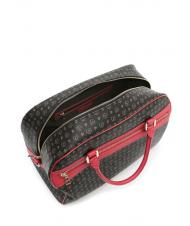 POLLINI HERITAGE TRAVEL Bolsa de viaje con bandolera laca negra - Bolsas de viaje - 4