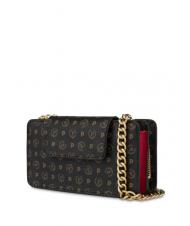 POLLINI HERITAGE CLASSIC Clutch con bandolera laca negra - Bolsos Mujer - 2