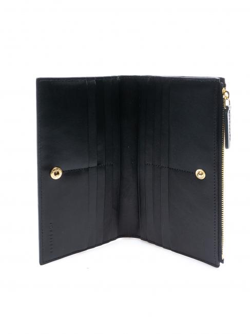 MATILDE Cartera grande de piel Oro negro - Carteras Mujer