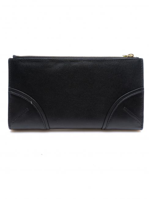MATILDE Cartera grande de piel Oro negro - Carteras Mujer