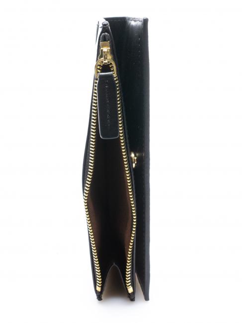 MATILDE Cartera grande de piel Oro negro - Carteras Mujer