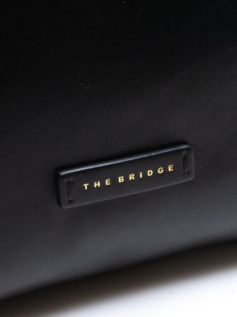 MATILDE Bolso de compras de cuero Oro negro - Bolsos Mujer