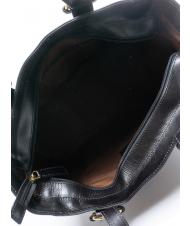 THE BRIDGE MATILDE Bolso de compras de cuero Oro negro - Bolsos Mujer - 5