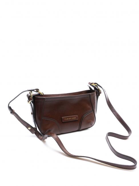 MATILDE Minibolso de hombro en piel BROWN - Bolsos Mujer