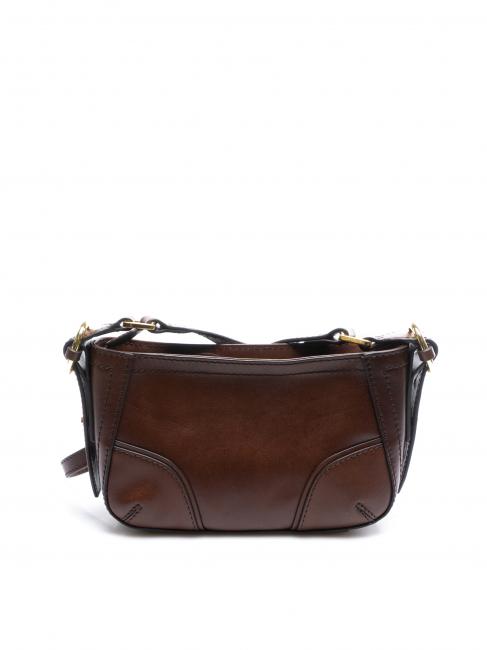 MATILDE Minibolso de hombro en piel BROWN - Bolsos Mujer