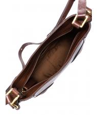 THE BRIDGE MATILDE Minibolso de hombro en piel BROWN - Bolsos Mujer - 5
