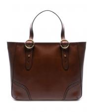 THE BRIDGE MATILDE Bolso de compras de cuero BROWN - Bolsos Mujer - 4