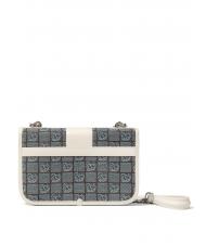 BRACCIALINI MONOGRAM Minibolso de hombro en tejido jacquard avión - Bolsos Mujer - 3