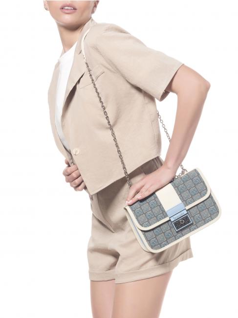 MONOGRAM Minibolso de hombro en tejido jacquard avión - Bolsos Mujer