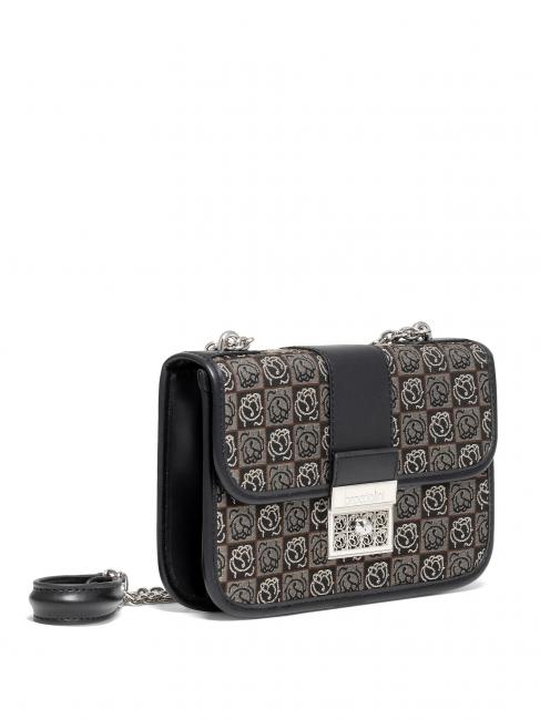 MONOGRAM Minibolso de hombro en tejido jacquard NEGRO / MULTI - Bolsos Mujer