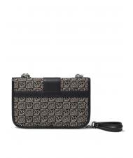 BRACCIALINI MONOGRAM Minibolso de hombro en tejido jacquard NEGRO / MULTI - Bolsos Mujer - 3