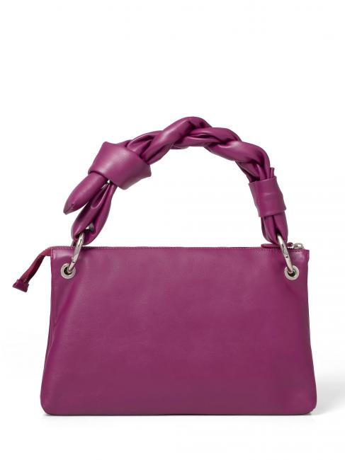 CHARLIZE Bolso bandolera en piel ciruela pasa - Bolsos Mujer