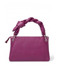 BRACCIALINI CHARLIZE Bolso bandolera en piel ciruela pasa - Bolsos Mujer - 3
