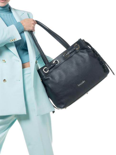 MARGOT Bolso bandolera en piel negro - Bolsos Mujer