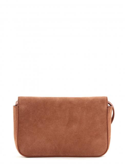 BORSA MINI Minibolso de hombro en piel de ante Cinnam - Bolsos Mujer