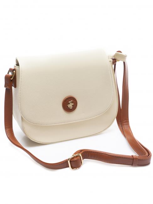 OLIVIA Bolso bandolera peque&ntilde;o beige - Bolsos Mujer