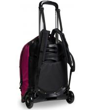 INVICTA NEW WAY NEW PLUG Plain Mochila trolley, desmontable fiesta fucsia - Mochilas con ruedas - 3