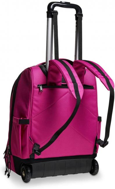 NEW WAY NEW BUMP Plain Mochila con ruedas 2 en 1 fiesta fucsia - Mochilas con ruedas