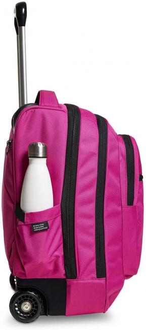 NEW WAY NEW BUMP Plain Mochila con ruedas 2 en 1 fiesta fucsia - Mochilas con ruedas